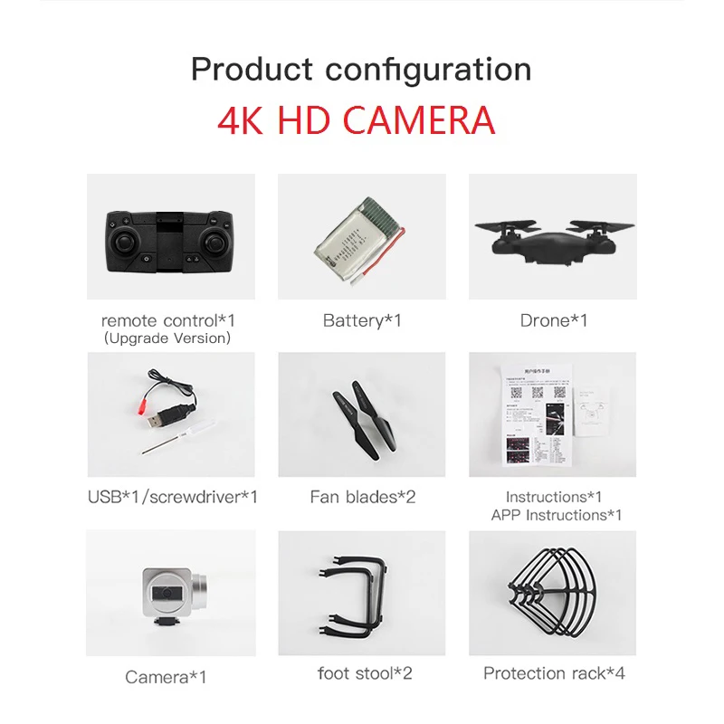 4K HD BK Gps 4K Дрон Квадрокоптер с камерой HD следи за мной долгое время полета Дрон X PRO игрушки для детей RC FPV мини Дрон VS F11 SG907 E520S - Цвет: 4K HD BK
