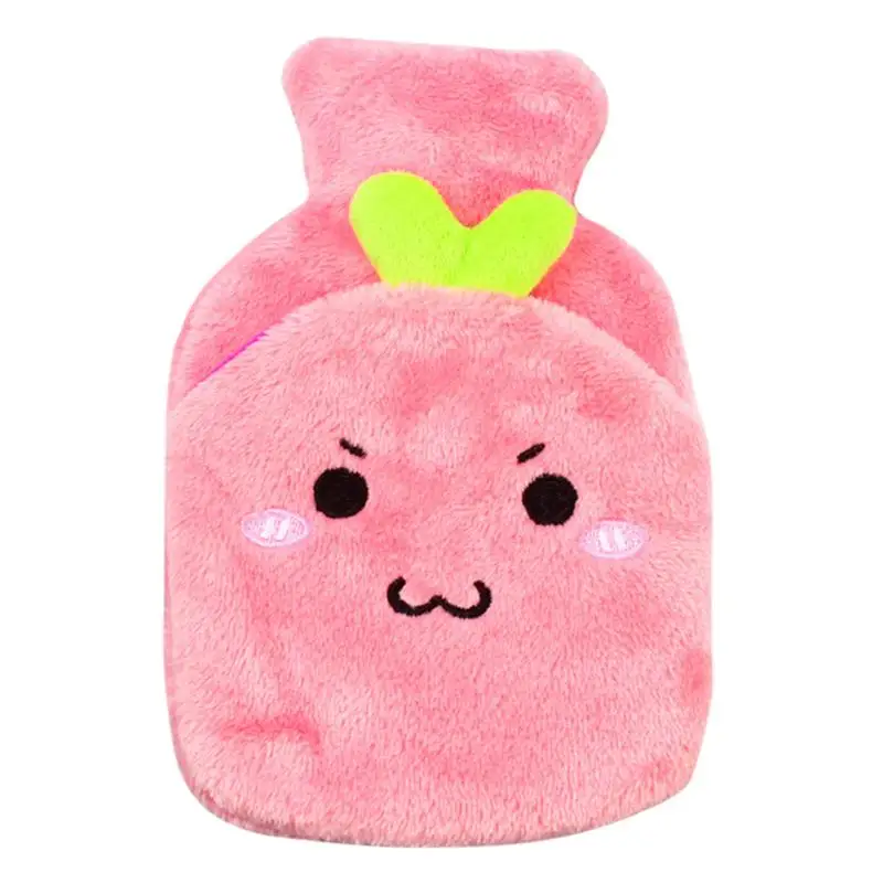 Rose Pink Мультяшная грелка, ПВХ, для снятия стресса, боли, терапия, грелка, Сумка с вязаным мягким уютным покрытием, грелка для рук - Цвет: Rose Pink