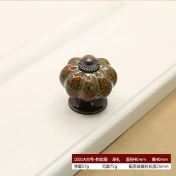 

4pcs pumpkin Ceramic knob for Kids/ Children, Kitchen Furniture Ceramic Cabinets Cupboard knob and handles