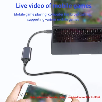 

1080P 30fps Home HDMI USB2.0 Portable Audio Video Capture Card Conference Aluminum Alloy Game Streaming For Laptop Plug-and-Play