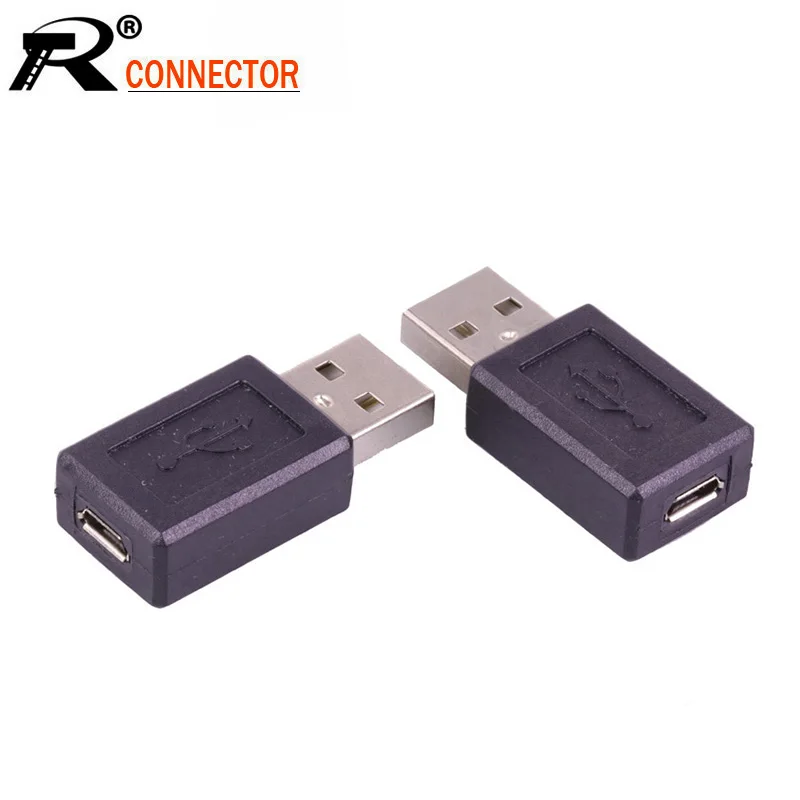 10 шт./лот USB2.0 Тип A штекер для 5 PIN Micro USB разъем USB муфта адаптер USB M/F конвертер