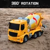 RC Truck Engineering Vehicle Model Controlled Electric car Controlled Remote Control Mixer Truck children toy boy 8 years Gift 3