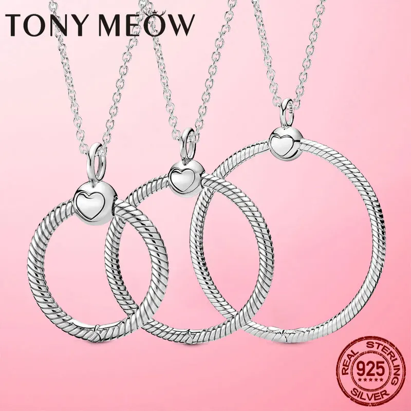 

2020 New O Pendant Charm 925 Sterling Silver Medium Small Large O Pendant Charm fit Pandora Charms Silver 925 Original Jewelry