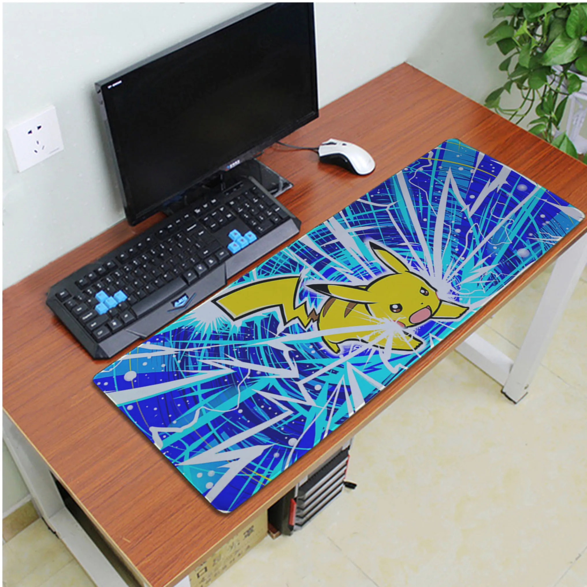 Lock Edge 30x80cm MaiYaCa красивые аниме Pokemons геймерская игра коврики резиновый коврик для компьютерной мыши ПК игровой коврик для мыши - Цвет: Lock Edge 30x80cm
