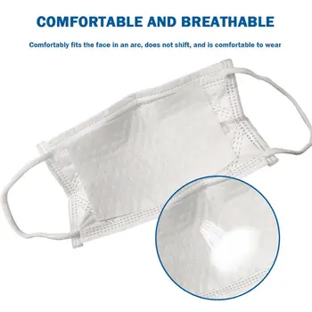 

2/10/20/50/100pcs Disposable Non-Woven Mask Pad Breathable Respirator Filter Protective Pads M89F