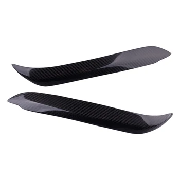 

1Pair Carbon Fiber Car Headlight Eyebrows Eyelids Cover Fit for BMW 1 Series E81 E87 E82 E88 2008 2009 2010 2011 2012