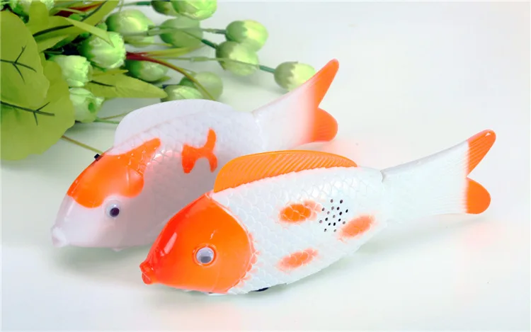 Whole Body Light Electric Music Rocking Fish Tail Will Be Brighter With Lamp Electronic Plastic Flashing Battery Operated 2021 6