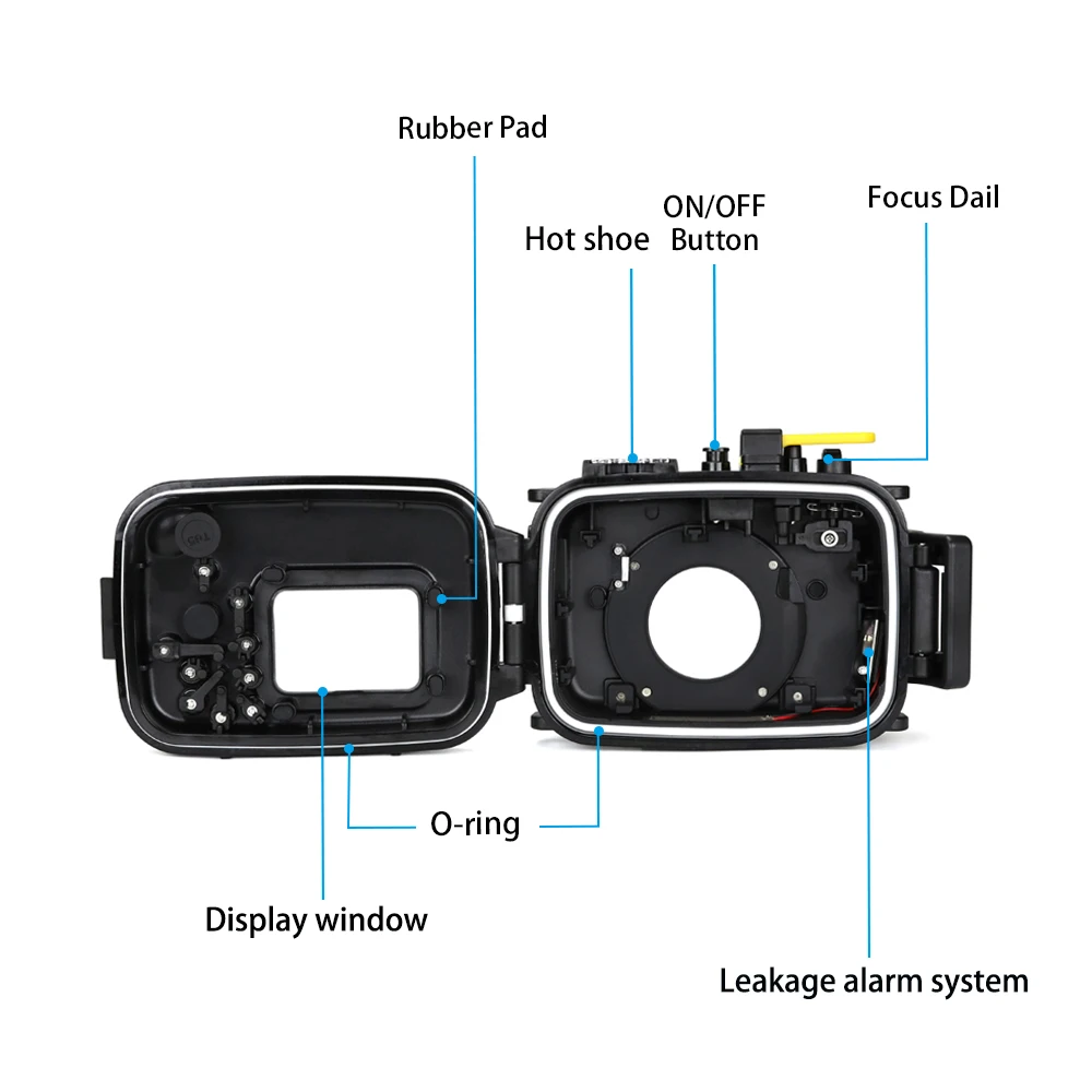 Seafrogs 60M Underwater Diving Waterproof Camera