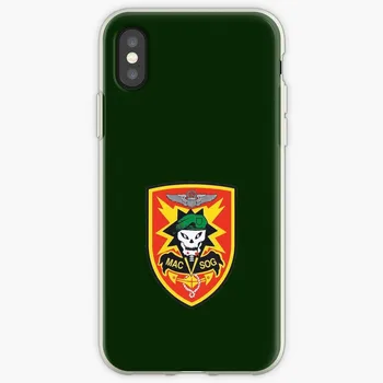 

MACV SOG Patch Transparent Case For iPhone X XSMAX XR 11 Pro Max case for iPhone 6 6s 5 5s 7plus 8plus iphone 7 8 case