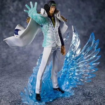 

19.5CM Painted Figure Figure Toy Brinquedos Navy Senior General Battle Version Kuzan Action PVC Anime 1/8 Scale Model Japan