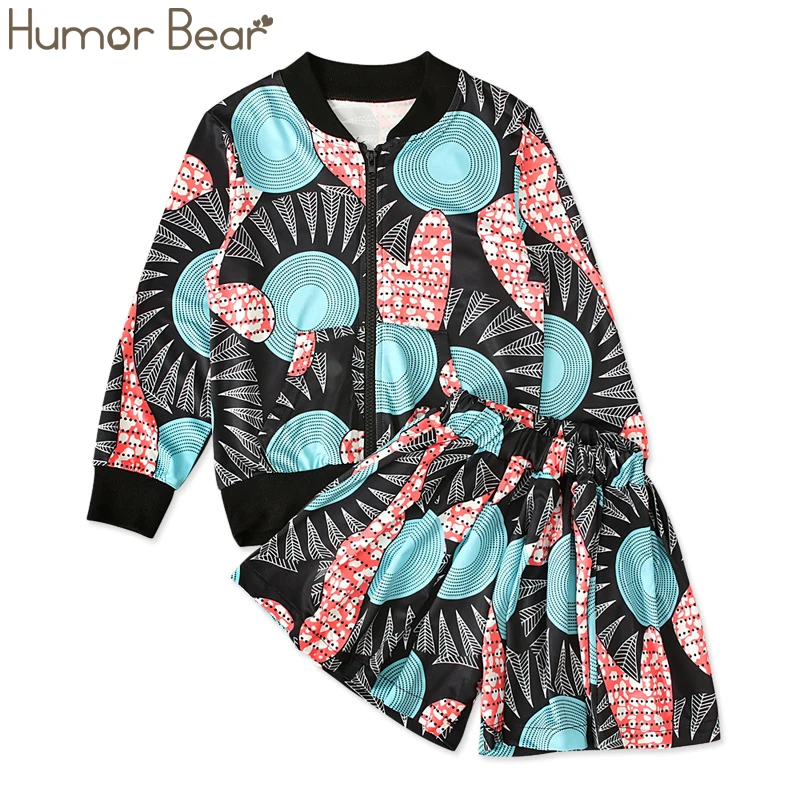 Humor Bear/ г.; модные рождественские наряды для малышей; куртка на молнии в Африканском и богемном стиле+ шорты; комплект из 2 предметов; одежда для малышей; детская одежда