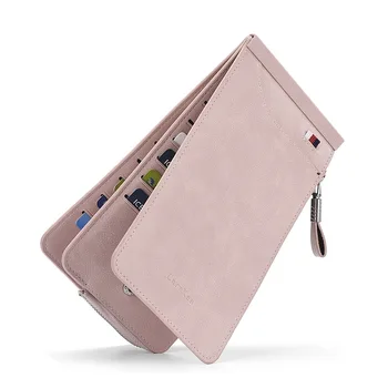 

NEW PU Wallet Credit Card Holder Three fold Long Clutch Coin Purse Ladies Small ID Card Case Pack Women phone storage bag