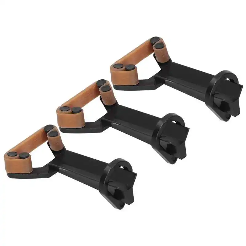 3 Set Billiard Tip Clamp Snooker Billiard Pool Tip Clamp Suppressor Elastic Rubber Y-shaped Glue on Fastener Repair Tool