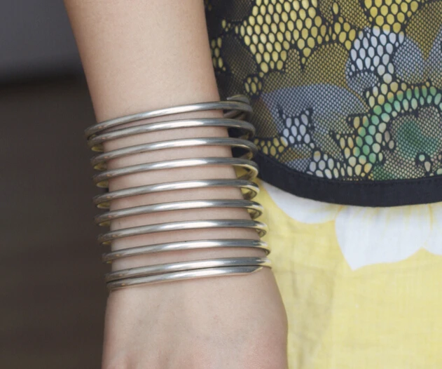 Fashion Tibetan Silver Spring Bracelet Charm Lady Accessories Free Shipping