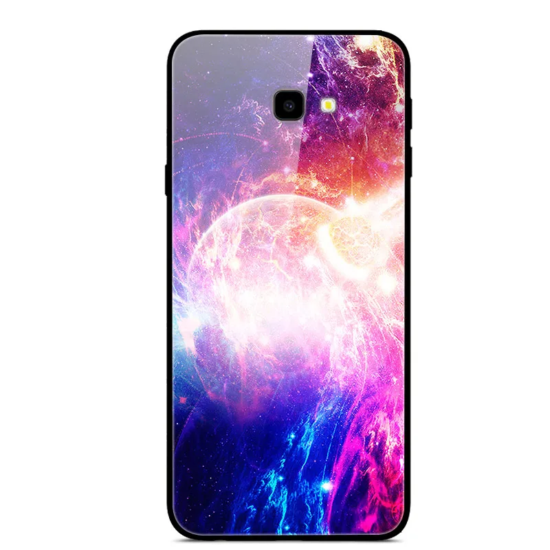 4 Закаленное Стекло чехол для samsung Galaxy J4 чехол s силиконовый чехол Galaxy J4 ЕС J400F J400 телефон для samsung J4 Plus J4 - Цвет: 4