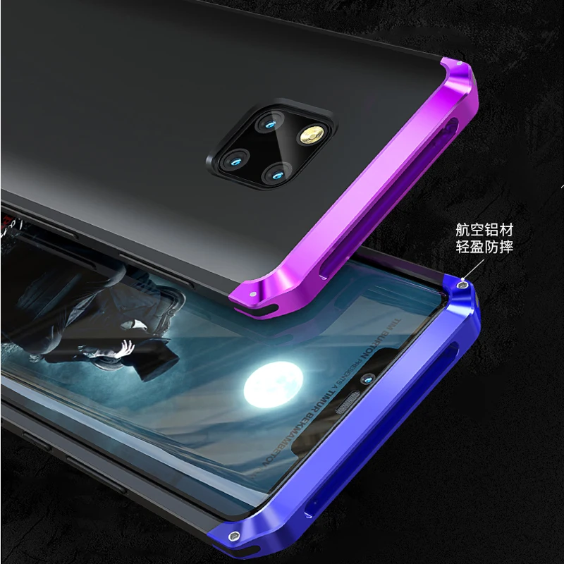 Для huawei MatE20 чехол ультра тонкий металлический матовый жесткий ТПУ Алюминиевая Рамка гибридный защитный чехол для huawei mate20 Pro чехол противоударный