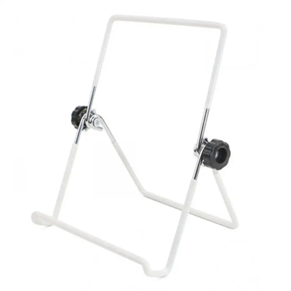 Металлические железные мольберты, регулируемая подставка для дисплея, декоративные держатели для тарелок, фоторамка, подставка для мобильного телефона - Цвет: White Large