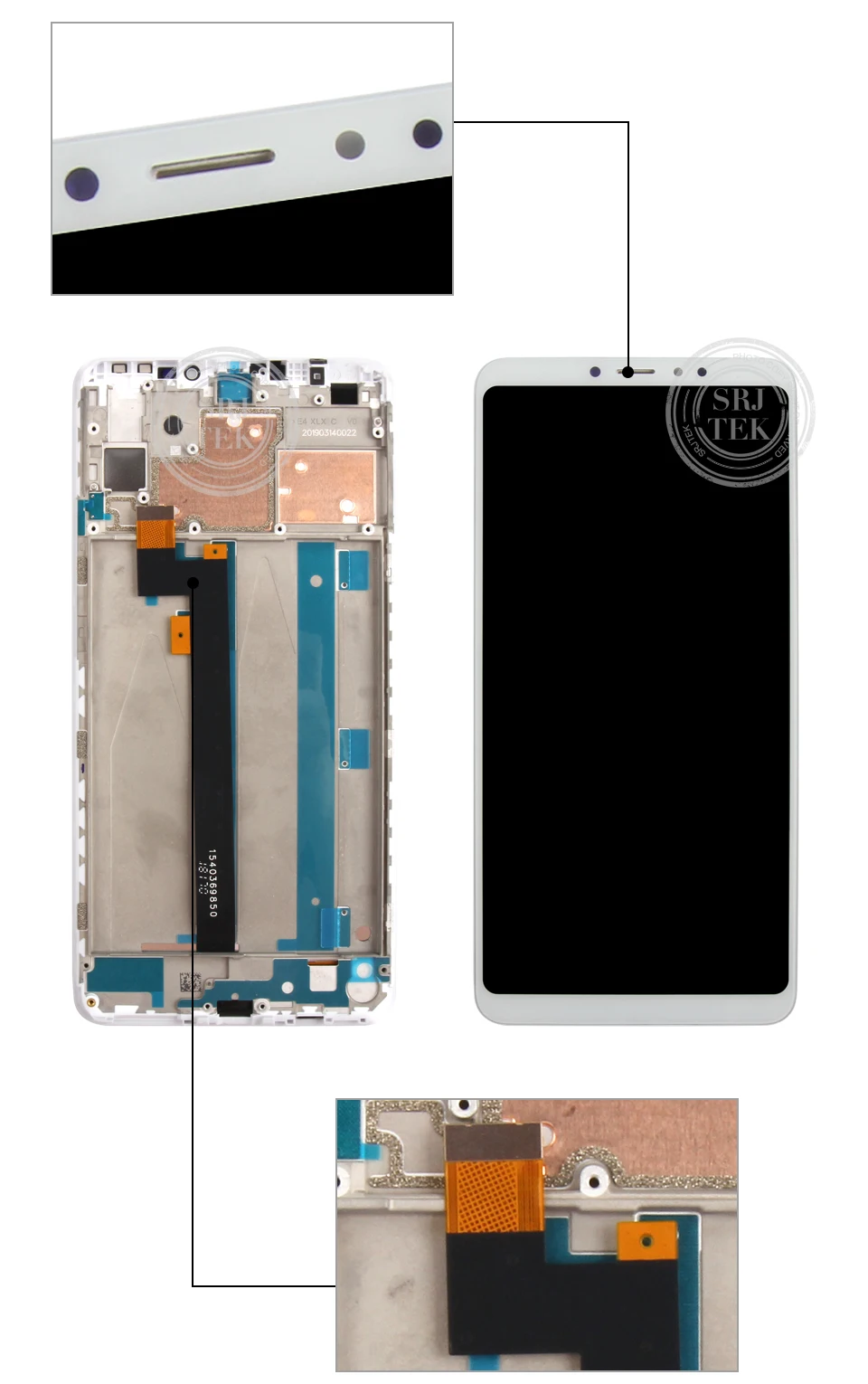 6," экран для Xiaomi Mi Max 3 ЖК-дисплей кодирующий преобразователь сенсорного экрана в сборе Mi Max 3 дисплей