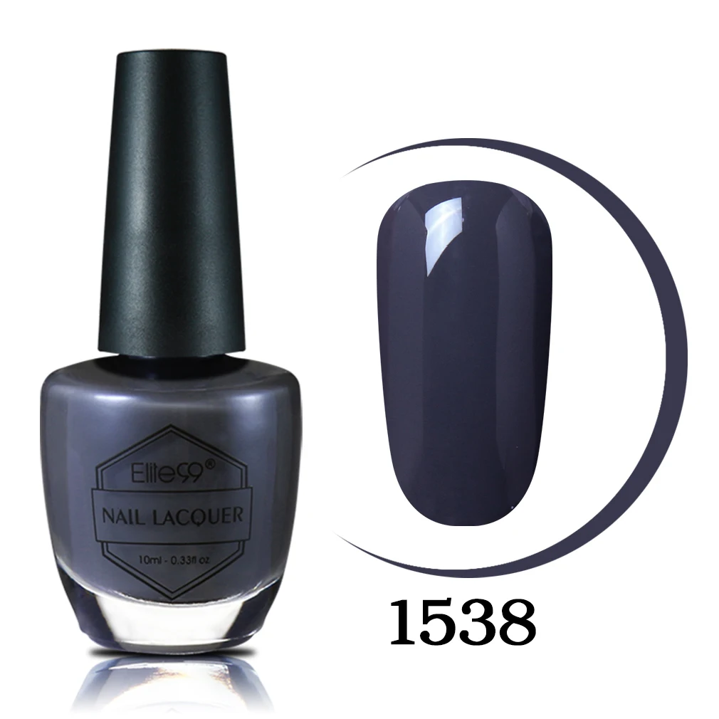 Elite99 10 мл Лак для ногтей лак для ногтей Гель-лак Vernis Nail Art долговечный впитывающий светодиодный аппарат великолепный маникюр гибридные Лаки - Цвет: 1538