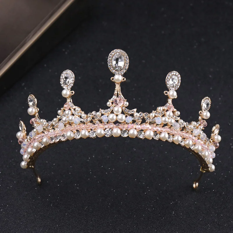 

Korean Style Pearl CROWN Princess Crystal Birthday Crown Hair Accessories Bridal Accessories Source