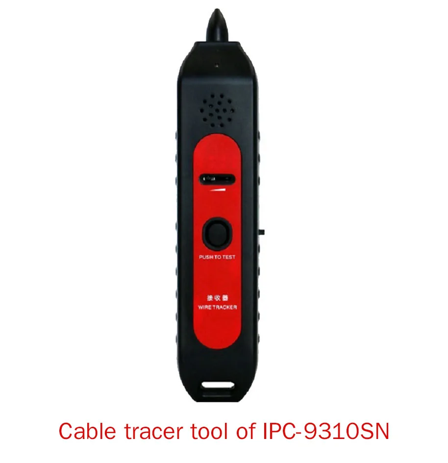 Original  cable tracer of IPC-9310SN CCTV monitor tester ， only fit 9310SN ,bule cable test tool , red cable tracer . 8mp 4k monitor network cable test report tester cctv monitor for camera ip hik dh camera test tool 48v poe power dc12v output