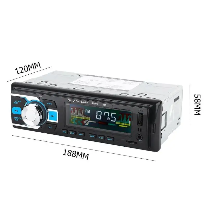 1 Din В-Dash авто радио OLED экран Bluetooth автомобильный стерео аудио mp3-плеер fm-радио 1din Авторадио