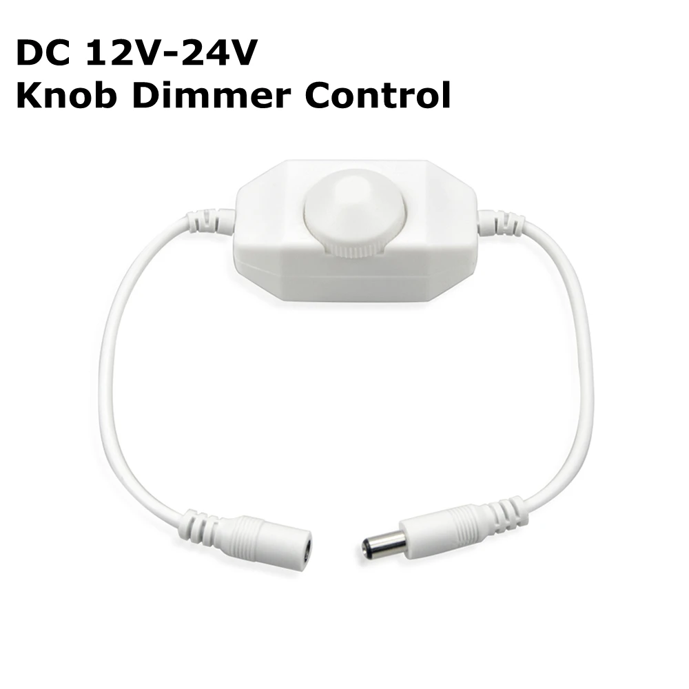 Knob Dimmer Control Ручная развертка/сенсорный Сенсор диммер для Светодиодные ленты светильник AC/DC 12 V-24 V переключатель включения/выключения контроллера регулировки Яркость регулятором уровня яркости - Цвет: Knob Dimmer Control