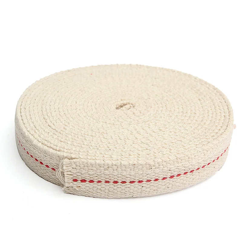 

4.5Meters Width 2cm Flat Cotton Oil Lamp Lantern Wick For Kerosene Burner Lighting Lamps Making DIY Material