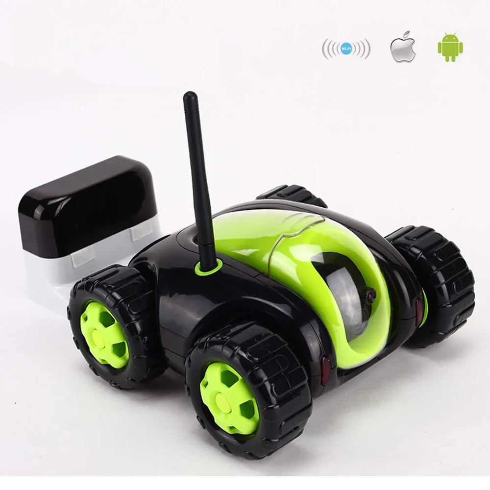 Smart Remote interactive RC Video Car WiFi Surveillance Spy RC Car Two-Way Voice Shooting Photo Video HD Camera Can Be Adjusted