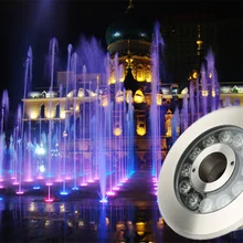 Подводный светодиодный светильник Фонтан светильник полноцветный взрыв Средний аквариум для рыбок светильник IP68 Водонепроницаемый 24V подводный светильник Заводская распродажа