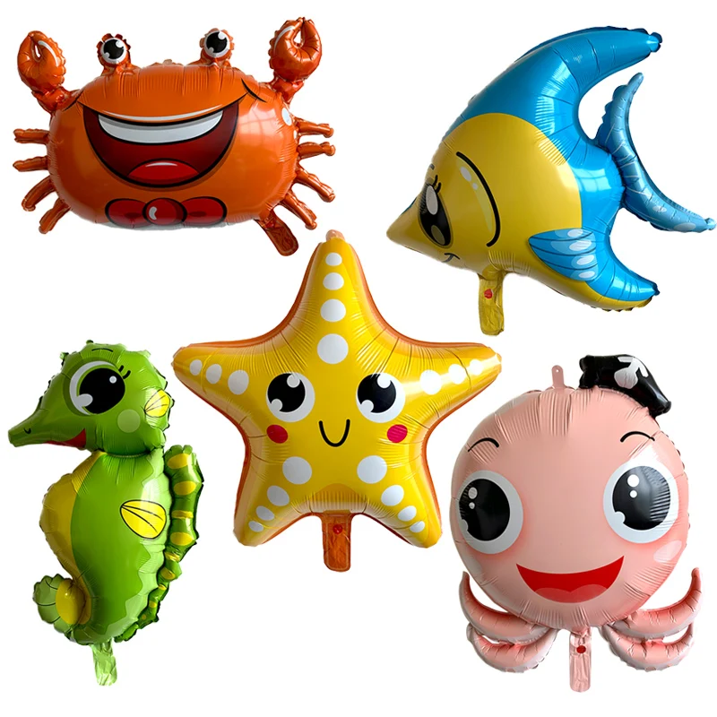 Украшение в виде морского животного воздушный шар праздничная детская игрушка
