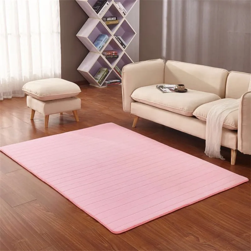 

Living room bedroom bedside carpet bathroom absorbent rug thickening coral velvet mesh slow rebound non-slip blanket floor mat