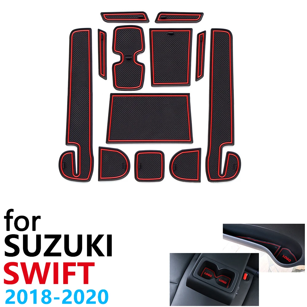 Противоскользящий резиновый коврик для подставки под стакан Suzuki Swift 4 ZC33S 2018 2019 2020
