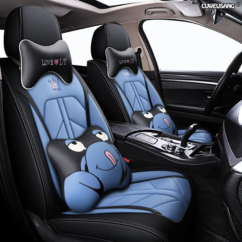 Кожаный чехол для автомобильного сиденья CUWEUSANG audi a3 8p 8l sportback q7 2007 q5 a4 b7 avant a6 c5 a5 a1 q2