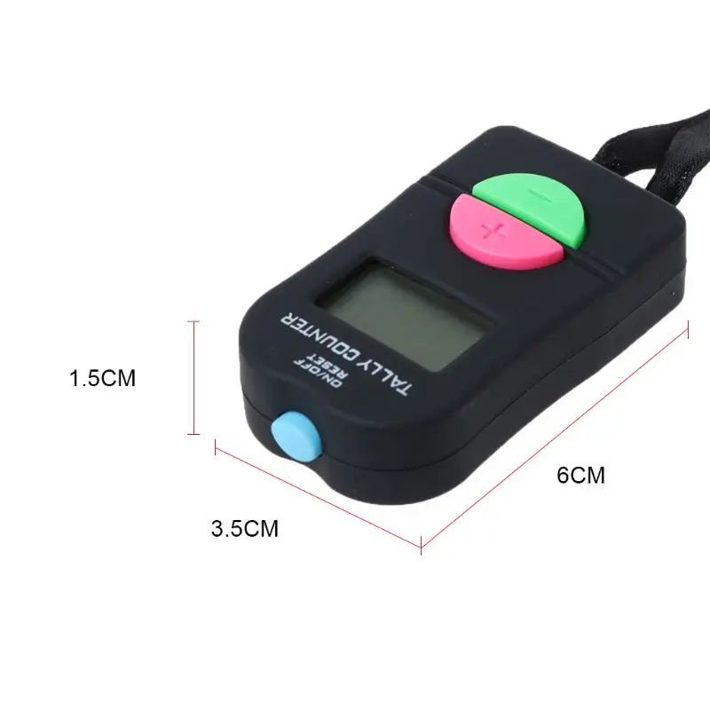 Electronic Counter Work Count Person Flow Point Device Manual Chanting Display Button Can Add and Subtract Counter