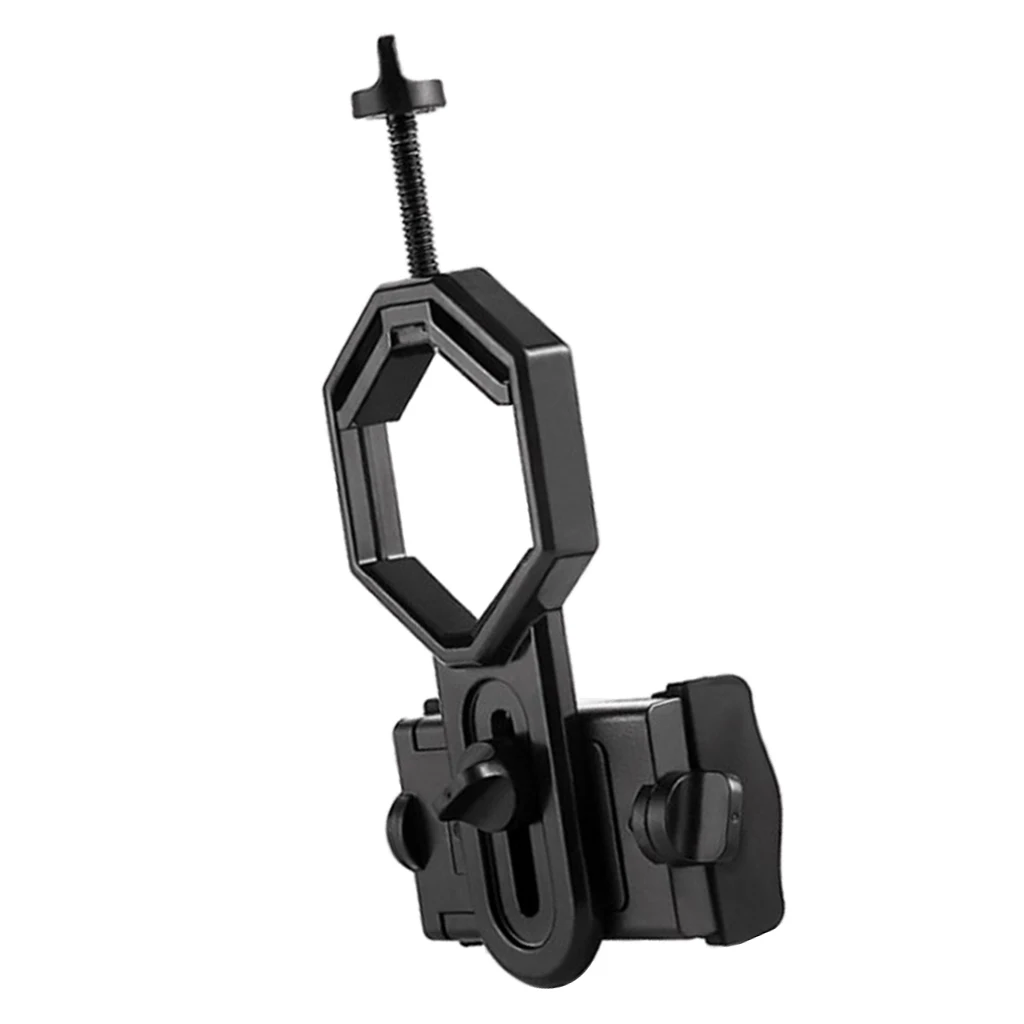 Phone Holder For Astronomy Telescope Adapter Mount Bracket 5.2-10cm 1/4 Hole