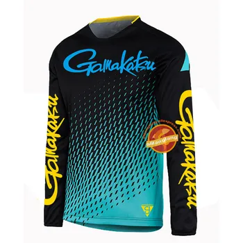 

New Gamakatsu Quick Drying Fishing Clothing Long Sleeve Sunscreen Anti-uv Breathable Summer Fishing Shirt Autumn Fishing Jersey