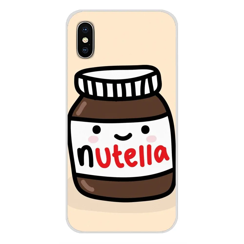 Аксессуары чехлы для телефонов Kawaii Nutella для huawei G7 G8 P7 P8 P9 P10 P20 P30 Lite Mini Pro P Smart Plus