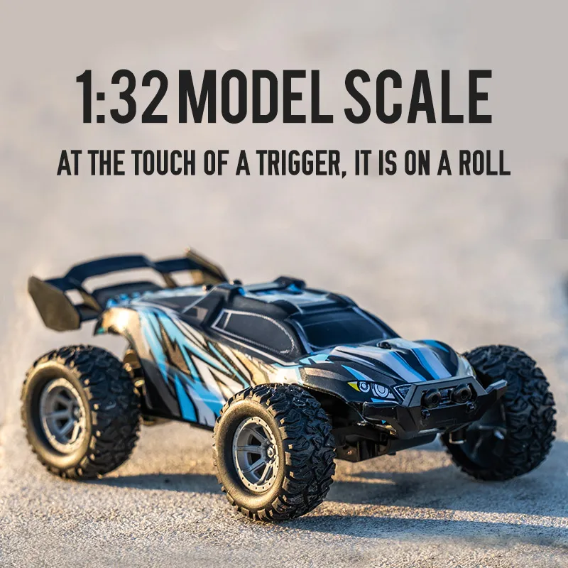 Voiture RC 2.4GHz Camion Vert/Orange/Blanc/Noir - 11.99€