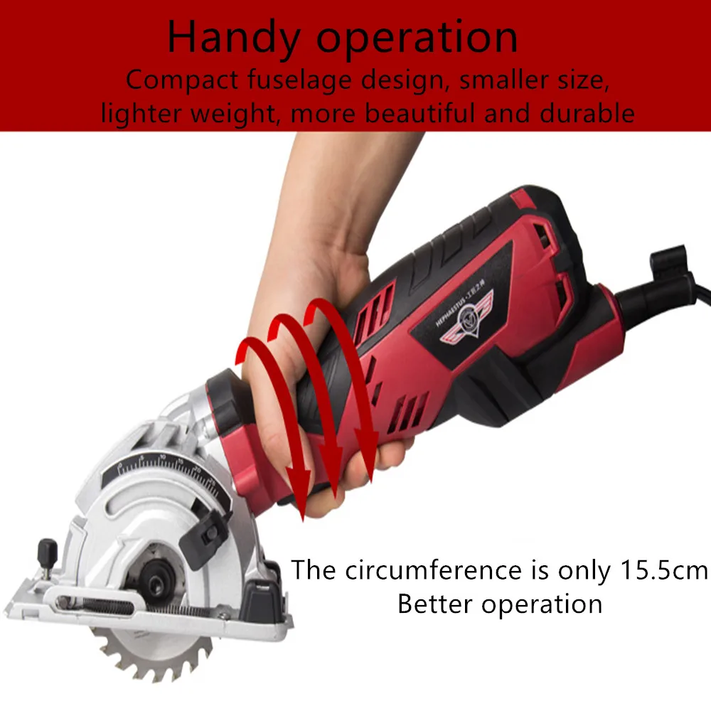 

220V Household Small Multi-function Table Saw Beveled Circular Saw Without Laser Cutting Tool
