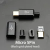 10 комплектов, 5 контактов, Micro USB 2,0, штекер, 4 контакта ► Фото 2/6