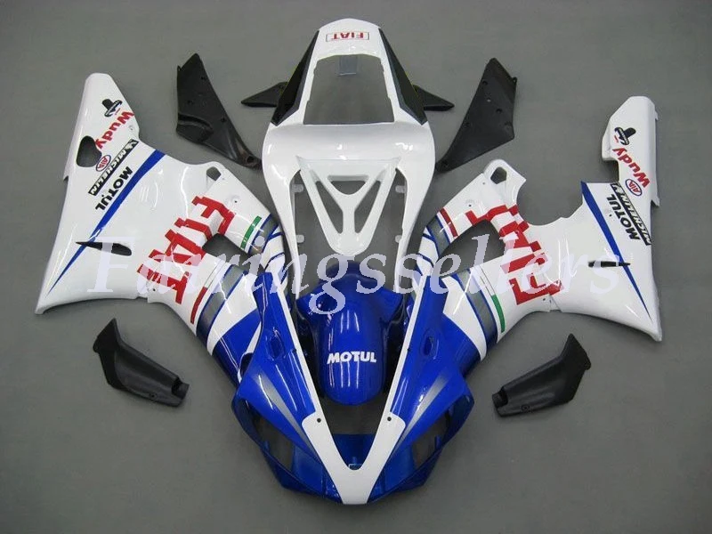 Топ литья под давлением ABS Полный обтекатели комплект подходит для Yamaha YZF-R1 YZF1000 R1 00 01 2000 2001 обтекатель комплект красный серебристый