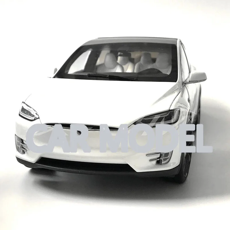 Масштаб 1:18 игрушечные автомобили TESLA модель X Детские оригинальные