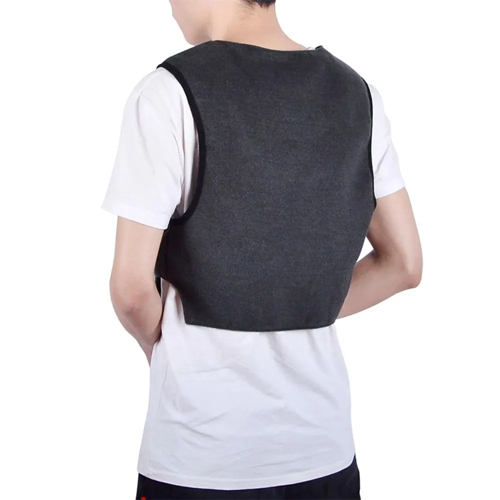 Sleeveless Warm Heating Vest Far Infrared Fast Sports USB Winter Electric Outdoor Adjustable Temperature Waistcoat Adult