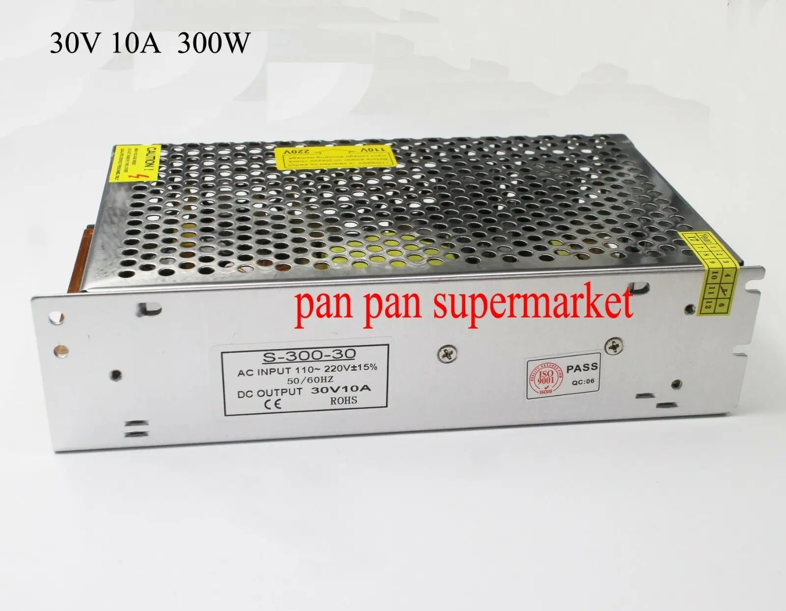 30V 10A 300W Switching Power Supply Driver for LED Strip Transformers AC110V 220