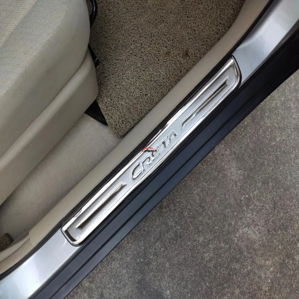 Наклейка для автомобиля hyundai Creta ix25 стальная дверная педаль подоконника автомобильные аксессуары авто-Стайлинг Аксессуары
