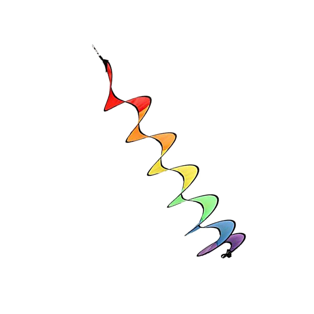 Rainbow  Spinners Wind Twisters Outdoor Hanging Garden Decoration, Hot Air Balloon Accessories Flowing 