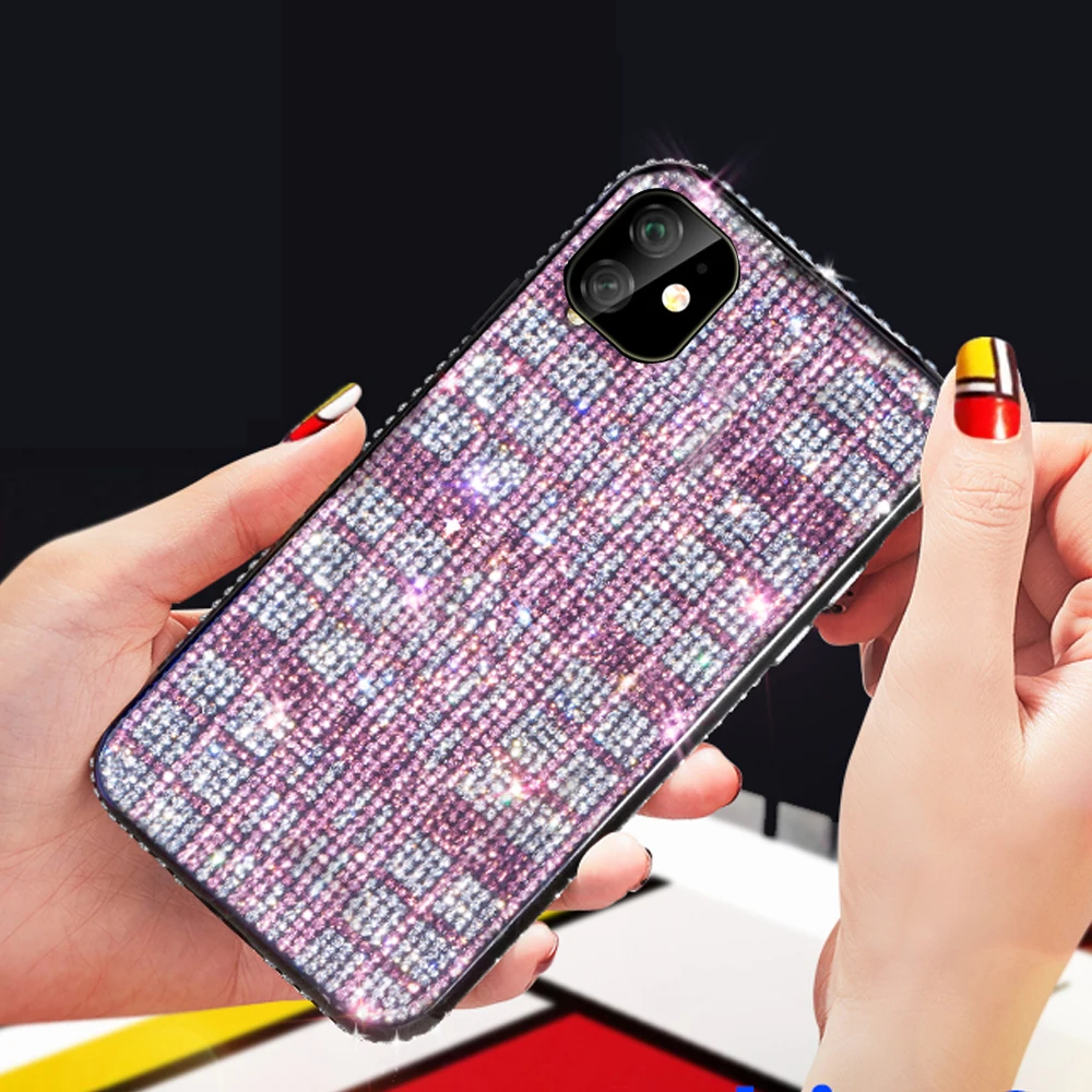 YuoTuo Роскошный Блестящий Алмазный чехол для телефона etui iphone 11 pro max 11pro apple