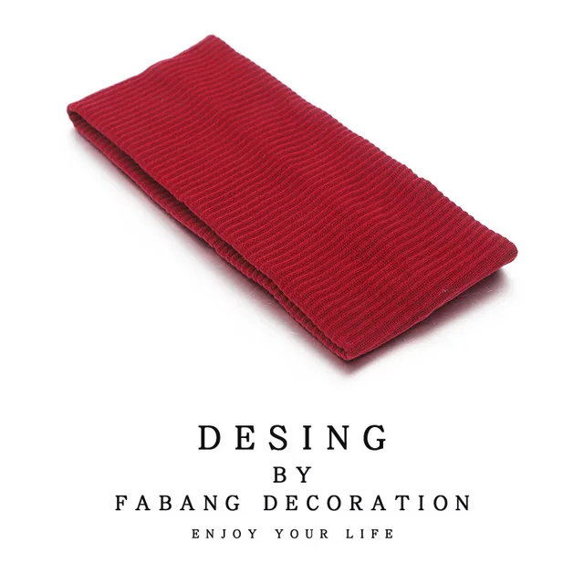 Woolen Cross  Top Knot Elastic Hair Bands For Women Soft Solid Color Turban Headbands Women Girls Hair Accessories 2021 K