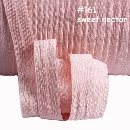 161 sweet nectar 100 ярдов/рулон) 5/" сплошной цвет враг на голову эластичная повязка для головы - Цвет: 161 sweet nectar